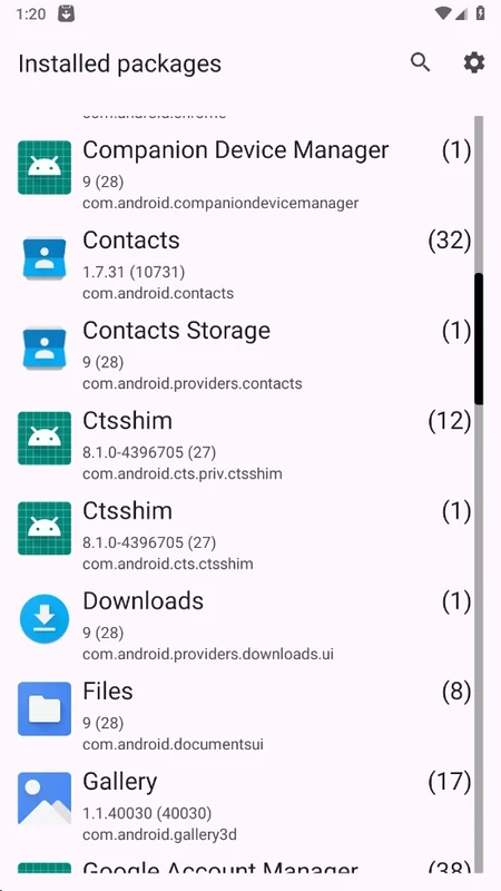 Activity Launcher — στιγμιότυπο οθόνης 2