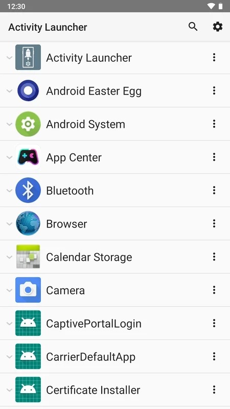 Activity Launcher — στιγμιότυπο οθόνης 3