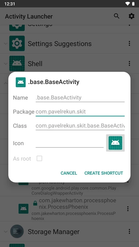 Activity Launcher — στιγμιότυπο οθόνης 4